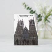 Eerste presbyteriaanse kerk briefkaart (Staand voorkant)
