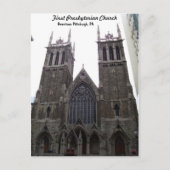 Eerste presbyteriaanse kerk briefkaart (Voorkant)