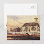 Eerste presbyteriaanse kerk Houston, TX Briefkaart (Voorkant / Achterkant)