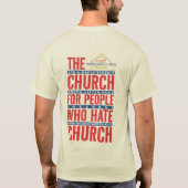 Eerste presbyteriaanse kerk in Argentinië T-shirt (Achterkant)