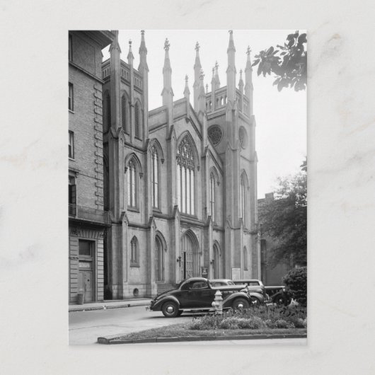 Eerste presbyteriaanse kerk, New Orleans, jaren de Briefkaart (Voorkant)
