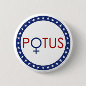 Eerste President Button (Voorkant)