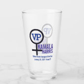 Eerste President Kamala Harris VP Glas (Voorkant)