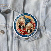 Eerste President vrouw 2016 Ronde Button 4,0 Cm (In situ)