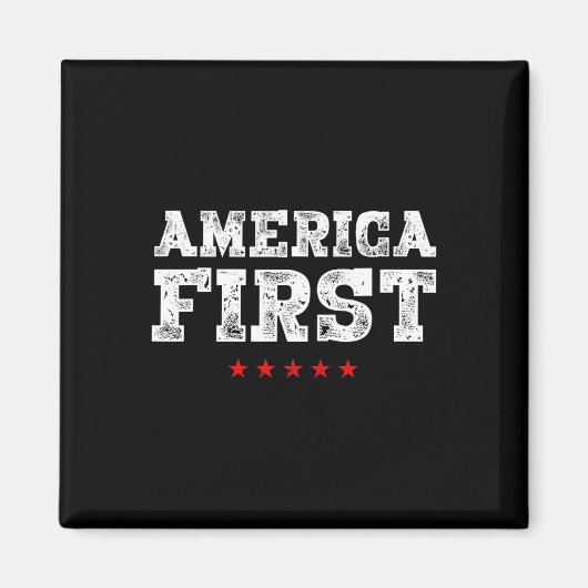 Eerste Pro-Trump Mannen Vrouwen Magneet (Voorkant)