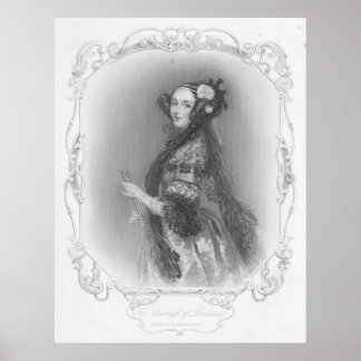 Eerste programmeur: Ada Lovelace Poster