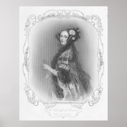 Eerste programmeur: Ada Lovelace Poster (Voorkant)
