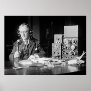 EERSTE RADIOPIONEER 1923 POSTER