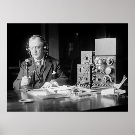 EERSTE RADIOPIONEER 1923 POSTER (Voorkant)