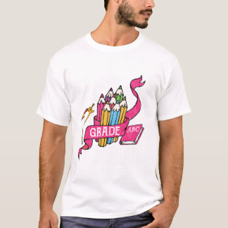 Eerste rang Crew Team 1e rang Squad Terug naar sch T-shirt