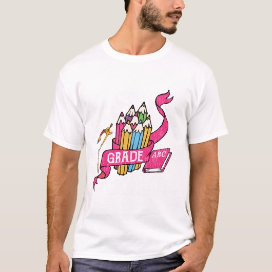 Eerste rang Crew Team 1e rang Squad Terug naar sch T-shirt (Voorkant)