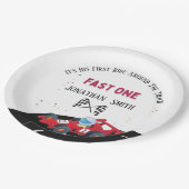 Eerste rangeerwagen papieren bordje (Gekanteld)