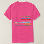 Eerste reactie Hero Flag Nurse EMS Police Fire M T-shirt (Design voorkant)