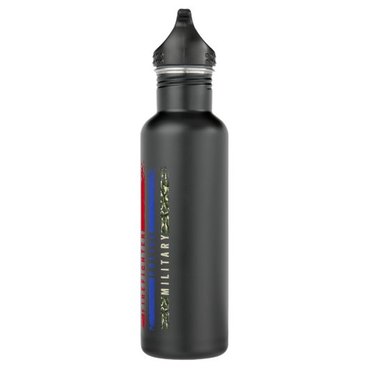 Eerste reactie Hero Flag Nurse EMS Police Fire M Waterfles (Rechts)