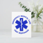 Eerste reactiemechanisme voor eerste medische nood briefkaart (Staand voorkant)