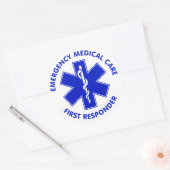 Eerste reactiemechanisme voor eerste medische nood ronde sticker (Envelop)