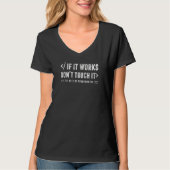 Eerste regel van de programmeercoder Joke T-shirt (Voorkant)