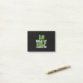 Eerste regel van Golf Post-it® Notes (Op bureau)