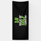 Eerste regel van Golf Spandoek (Verticaal)