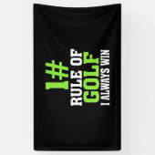 Eerste regel van Golf Spandoek (Verticaal)