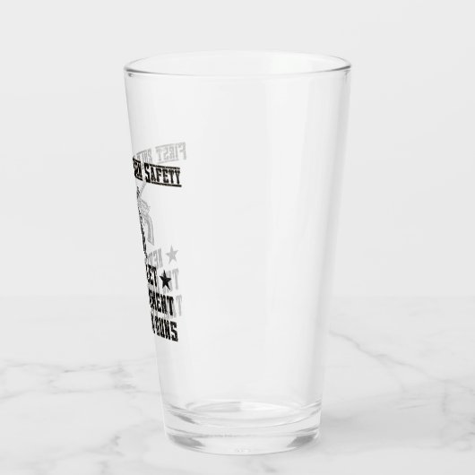 Eerste regel van het Pistool Veiligheid 2e wijzigi Glas (Links)