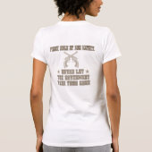 Eerste regel van het Pistool voor vrouwen Tweede w T-shirt (Achterkant)