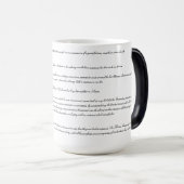 Eerste regels van Jane Austen-romans Magische Mok (Voorkant rechts)