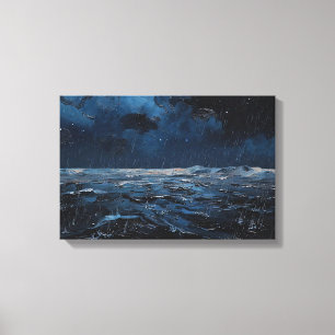 "Eerste regen op aarde" Olie Schilderij #8 Canvas Afdruk