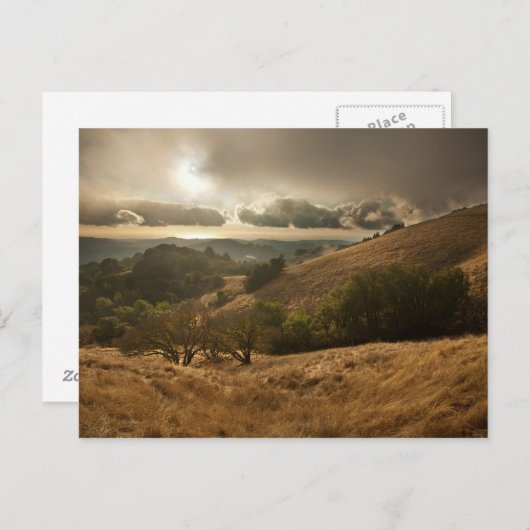 Eerste regen van het seizoen briefkaart (Voorkant / Achterkant)