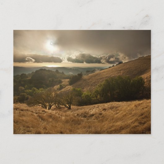 Eerste regen van het seizoen briefkaart (Voorkant)