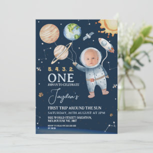 Eerste reis in de ruimte rond de 1e verjaardag van kaart