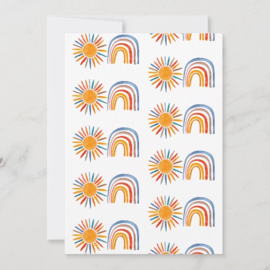 Eerste reis rond de 1e verjaardag van het Sun Girl Kaart (Achterkant)