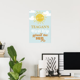 Eerste reis rond de Aangepast van de Eerste Dagen  Poster