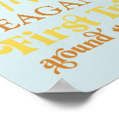 Eerste reis rond de Aangepast van de Eerste Dagen  Poster (Hoek)