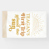 Eerste reis rond de Aangepast van de Eerste Dagen  Spandoek (Horizontaal)