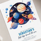 Eerste reis rond de buitenruimte van de zon 1e ver kaart