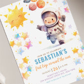 Eerste reis rond de buitenruimte van de zon 1e ver kaart