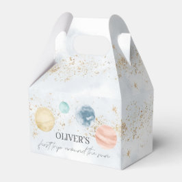 Eerste reis rond de draagtas van de zonne-aar bedankdoosjes