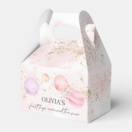 Eerste reis rond de draagtas van de zonne-aar bedankdoosjes