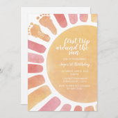 Eerste reis rond de Eerste Uitnodiging van de Zon (Voorkant / Achterkant)