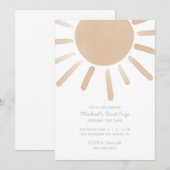 Eerste reis rond de Eerste Uitnodiging van de Zon (Voorkant / Achterkant)