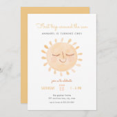 Eerste reis rond de Eerste Uitnodiging van de Zon (Voorkant / Achterkant)