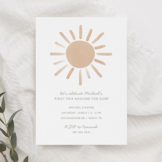 Eerste reis rond de Eerste Uitnodiging van de Zon