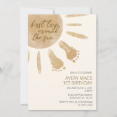 Eerste reis rond de Eerste Uitnodiging van de Zon (Voorkant)