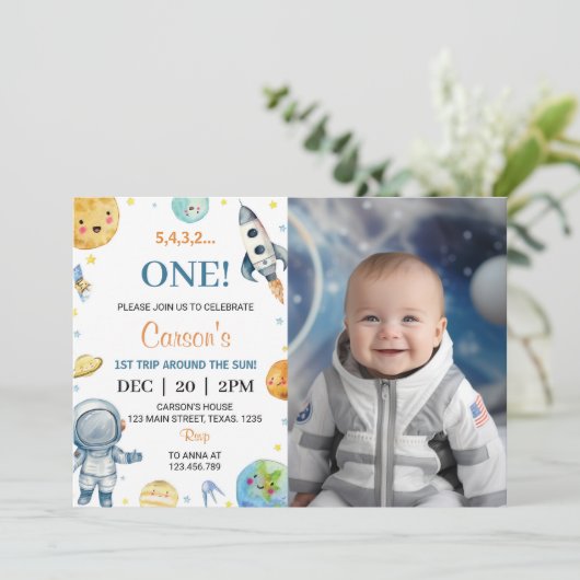 Eerste reis rond de eerste uitnodiging van de zond (Staand voorkant)