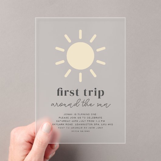 Eerste reis rond de eerste uitnodiging van de zond (Insitu (Draagbaar))