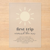 Eerste reis rond de eerste uitnodiging van de zond (Voorkant)