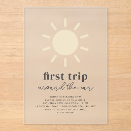 Eerste reis rond de eerste uitnodiging van de zond