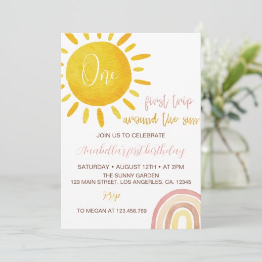 Eerste reis rond de eerste uitnodiging van de zond (Staand voorkant)