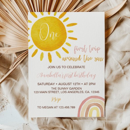 Eerste reis rond de eerste uitnodiging van de zond